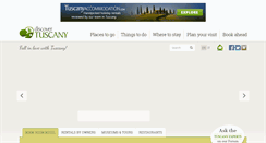 Desktop Screenshot of discovertuscany.com