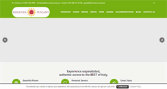 Desktop Screenshot of discovertuscany.biz